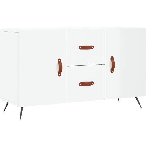 Maison Chic Komoda - Predalnik visok sijaj bela 100x36x60 cm inženirski les, (21721308) Cene