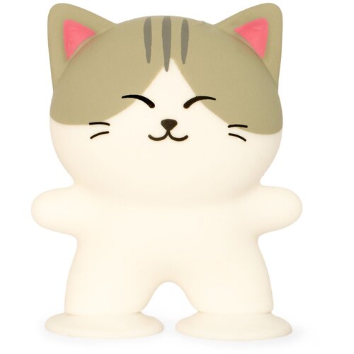  SQUISHY Stuck Cat 9,5 cm &ndash; Ljepljiva antistres mačkica za djecu Bijela Cene