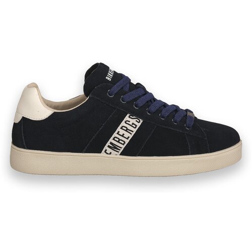 Bikkembergs Modne superge NAVY SUEDE Modra Cene