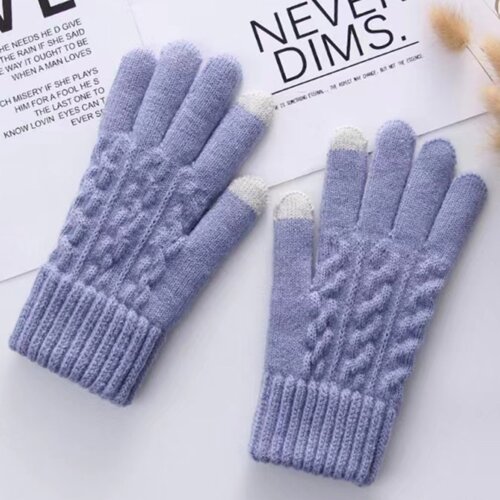  Rukavice za touch screen winter lavanda Cene