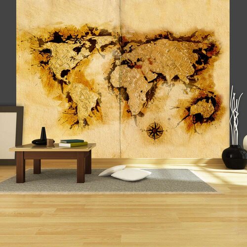  Tapeta - Gold-diggers&amp;#039; map of the World 350x270 Slike