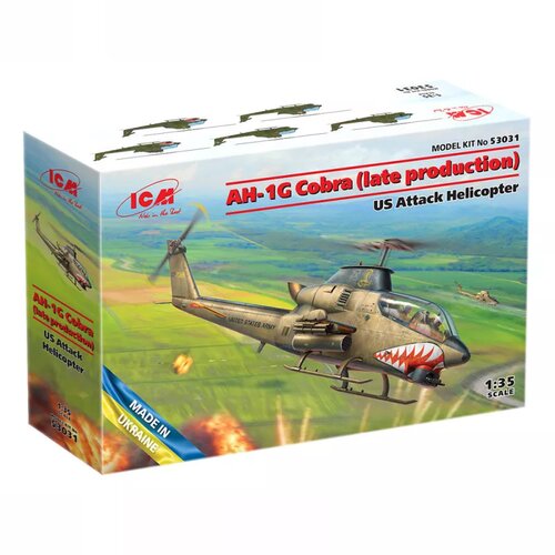 ICM model kit aircraft - AH-1G cobra (late production) us attack helicopter 1:35 Slike