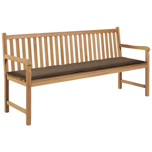  Jastuk za vrtnu klupu smeđesivi 180 x 50 x 3 cm tkanina Oxford Cijene
