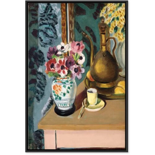  Slika - Henri Matisse &amp;ndash; Still Life 40x60 U crnom drvenom okviru Slike