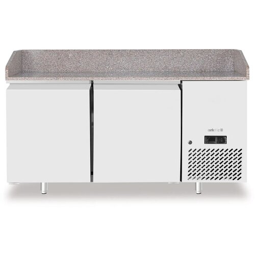 Pizza Pult, Dvojna Vrata, Arktic, 250L, Granit, 230V/250W, 1510x800x875mm Slike