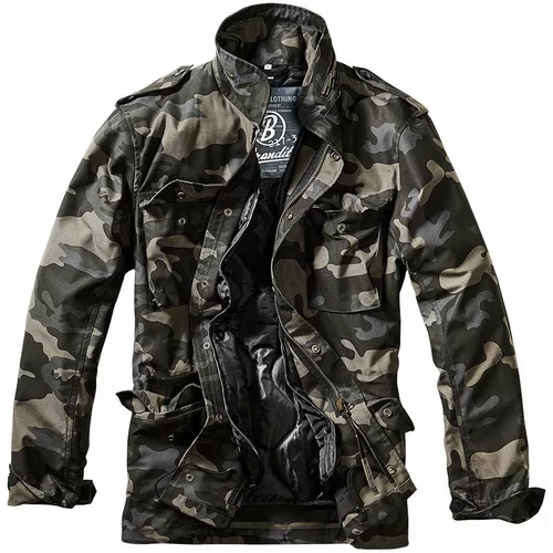 Brandit muška vojnička zimska jakna M-65 standard, black camo