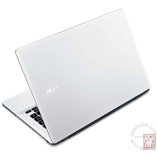 Acer Aspire E5-411-C8WB, 14, Intel Celeron N2840 2.16GHz, 4GB, 500GB HDD, Intel HD Graphics, DVDRW, USB3.0, noOS, white laptop Slike