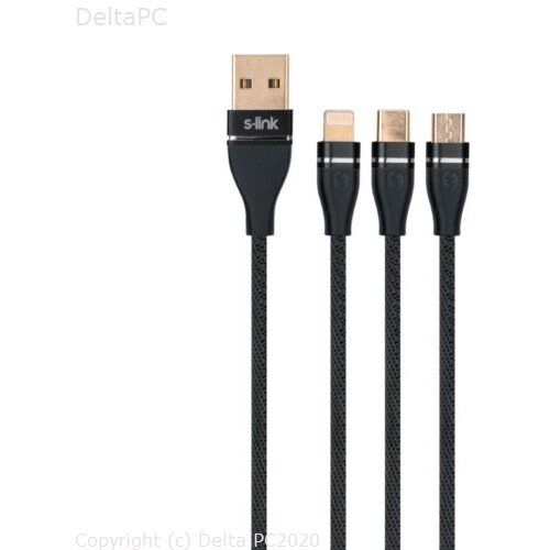 SLINK Swapp SW-C900 1M 3A crni 3 u 1 kabel Cijene