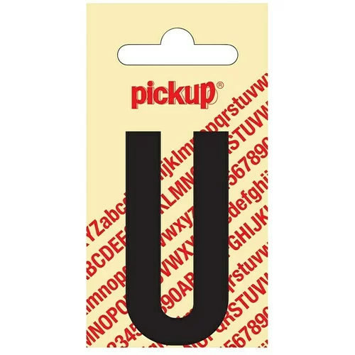 Pickup Naljepnica (Motiv: U, Crne boje, Visina: 60 mm)