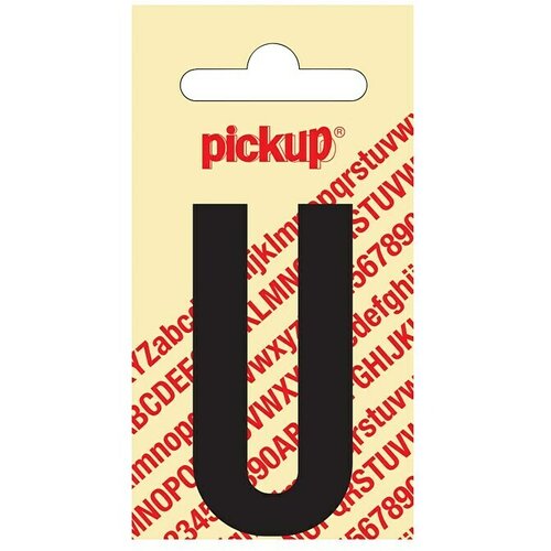Pickup Samolepilni listki (Motiv: U, Črna, Vi&amp;scaron;ina: 60 mm) Slike