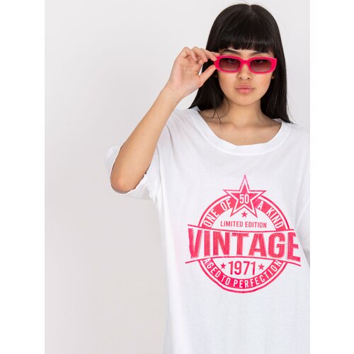 Italy Moda T-shirt-DHJ-TS-6862.24X-white-pink Cijene
