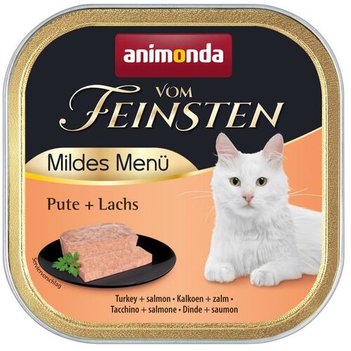 Animonda Vom Feinstein Vom Feinsten Adult Sterilizirana Mačka Puretina i Losos, 100 g Slike
