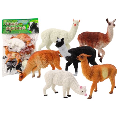  Set figurica farme alpake ljame 6 kom. Slike