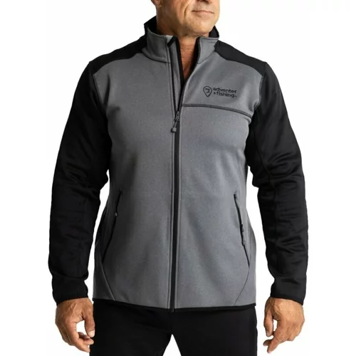 Adventer & fishing Jopa Warm Prostretch Sweatshirt Titanium/Black XL