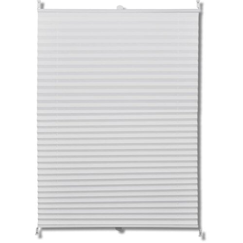 vidaXL Plise Harmonika Zavese velikost 110 x 150 cm Bele barve, (20767690) Cene