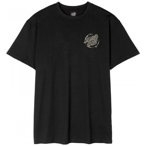 Santa Cruz Majice &amp;amp; Polo majice Erode dot mono t-shirt Črna Slike