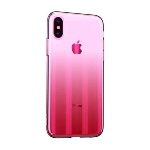 Baseus futrola Aurora za Iphone XS Max roze Slike