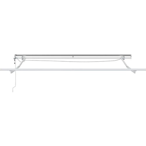  Skrovita tenda Crna 350 x 250 cm Poliester i metal Slike