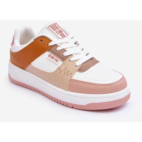 Big Star Women's Sports Shoes Sneakersy MM274355 brown-pink Slike
