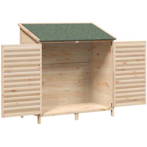  Vrtna &amp;Scaron;upa Prirodna 106 x 56 x 113,5 cm Čvrsto drvo jele Slike