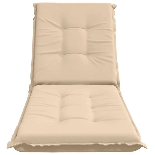  Jastučić za ležaljku GEMERT 100% poliester Krem 190 x 60 x 9 cm - Krem 190 x 60 x 9 cm Melange Slike