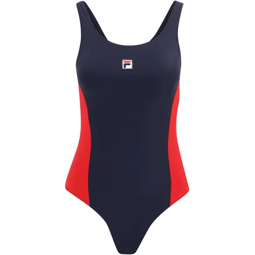 Fila Sportski kupaći kostim 'SATURNIA' tamno plava / vatreno crvena / bijela