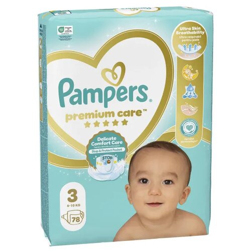 Pampers premium pants pelene JP S3 3-6kg 78kom Cijene