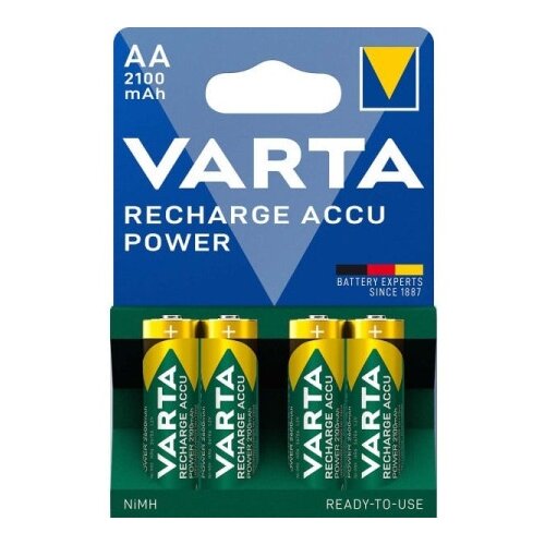 Varta aa 2100mah hr6 pak4 ck, punjive nimh baterije (rechargeable ready to use) ( 24410 ) Slike