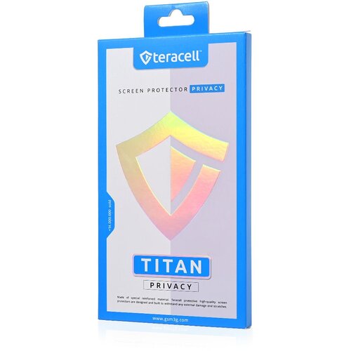  Zastitno staklo Tempered Glass Privacy Teracell Titan 2.5D za iPhone 17 6.3 crni Cene