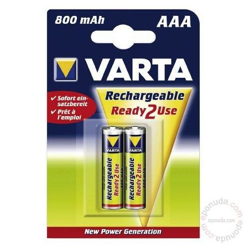 Varta R03 AAA 800mAh B2 punjiva baterija Slike