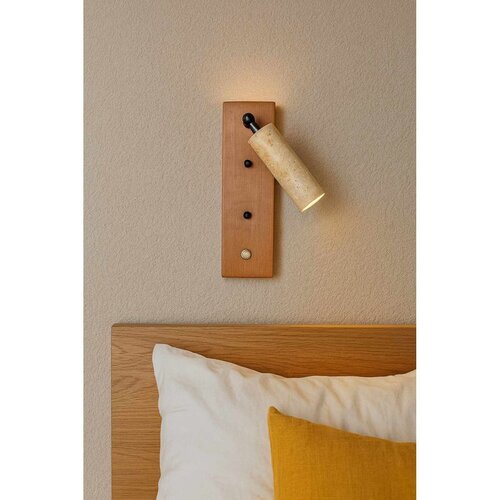 Opviq zidna lampa Klein, 1 &times; E14, bež / hrast Cene