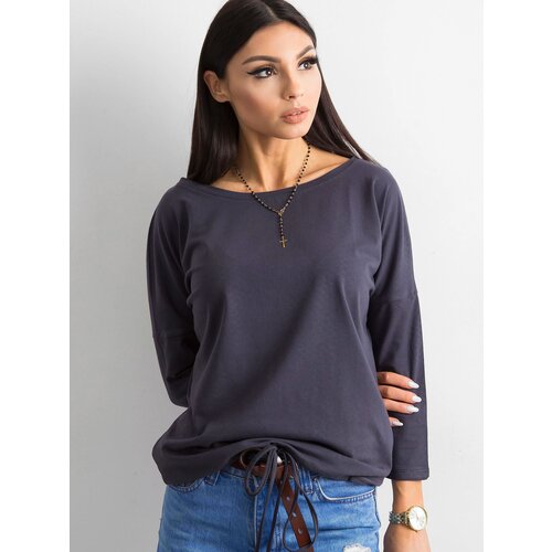 BASIC Feel Good Blouse-RV-BZ-4691.40P-graphite Cene