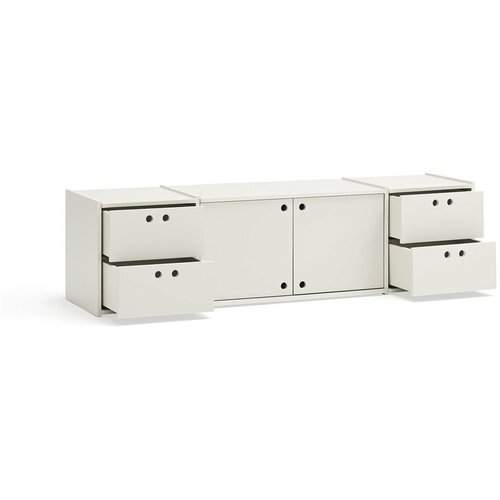 Teulat Krem TV komoda 157x42x40 cm Wally &amp;ndash; Slike