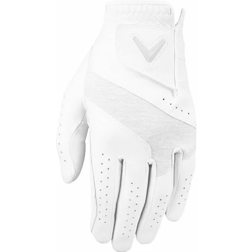 Callaway Fusion Womens Golf Glove White/Silver LH L
