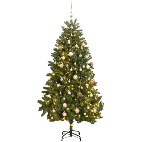  Umjetno božićno drvce 300 LED sa &scaron;arkama i kuglicama 300 cm Cijene