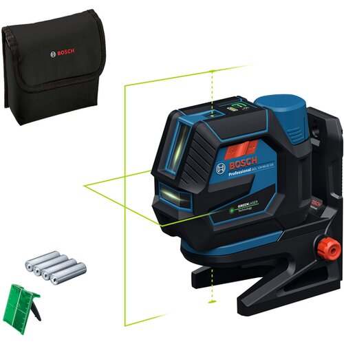 Bosch građevinski laser gcl 12V-50-22 cg + rm 20 + AA1 adapter + 4 x 1,5V LR6 aa baterije 0601066S00 Cene