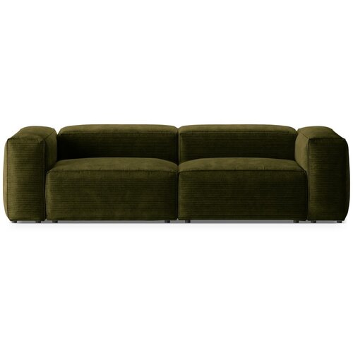 Cosmopolitan Design Zelena sofa od samta 264 cm Bergano – Cene