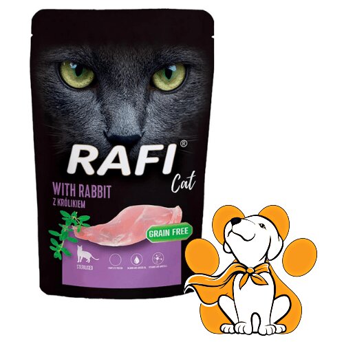 Rafi Cat Sterilised Grain Free Rabbit 100g, Vlažna Hrana Sa Zečetinom Cene