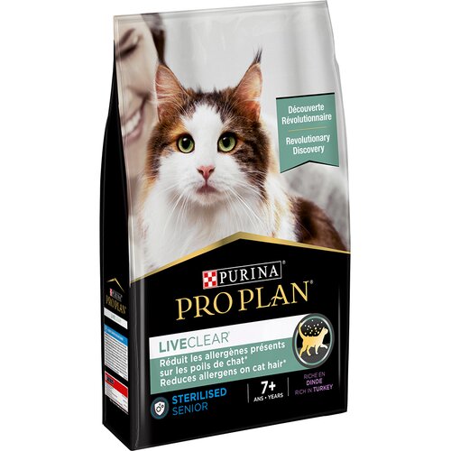 Purina PRO PLAN LiveClear Sterilised Adult 7+ puran - Varčno pakiranje: 2 x 2,8 kg Cijene
