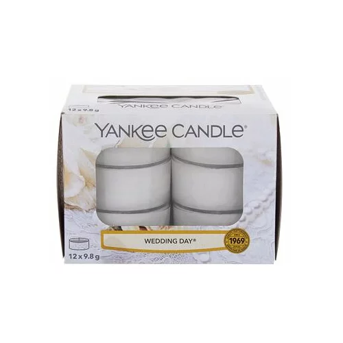 Yankee Candle wedding Day dišeča svečka 117,6 g poškodovana škatla unisex