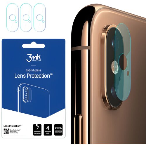  4x Staklo za kameru 3mk za Apple iPhone XS Max - Prozirna KP20916 Cene