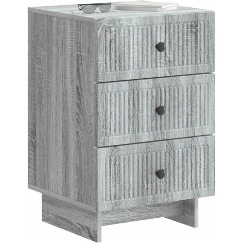  Noćni ormar Siva sonoma 43 x 41 x 66,5 cm Konstruirano drvo Slike