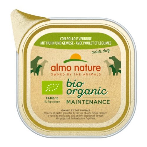 Almo Nature Bio Organic - piščanec in zelenjava 100 g Cene