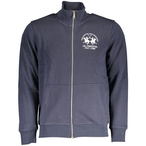 La Martina MEN'S BLUE ZIPPED SWEATSHIRT Cene