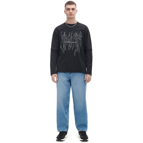 Cropp muška majica dugih rukava - Crna  8321Y-99X Cijene