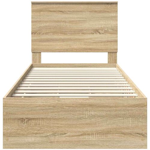  Okvir za krevet Sonoma hrast 75 x 190 cm Inženjersko Drvo - sonoma hrast 75 x 190 cm Slike