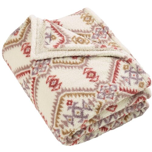 Catherine Lansfield Odeja v naravni barvi 240x200 cm Navajo Fleece – Cene