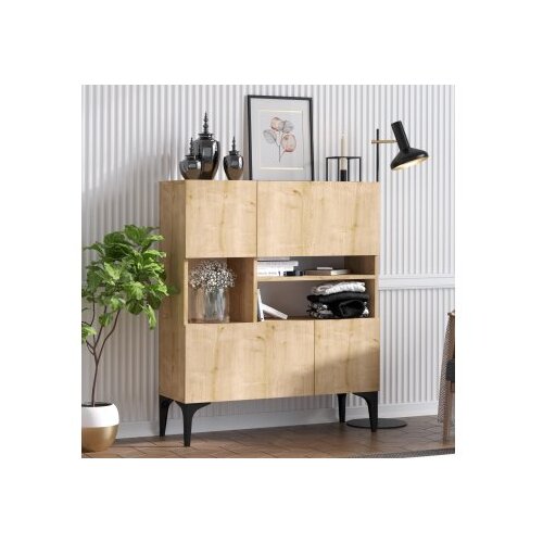 Hanah home Krista komoda s ladicama, smeđa Cene