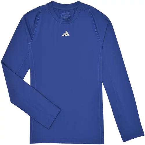 Adidas Majice z dolgimi rokavi TF LS TEE Y Modra