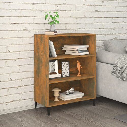 The Living Store Komoda dimljeni hrast 69,5x32,5x90 cm konstruiran les - Komoda, (21503401) Slike